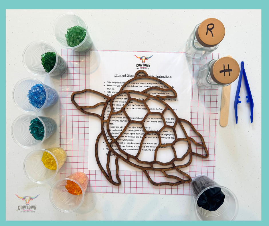 Coastal Turtle DIY Home Art Experience Kit