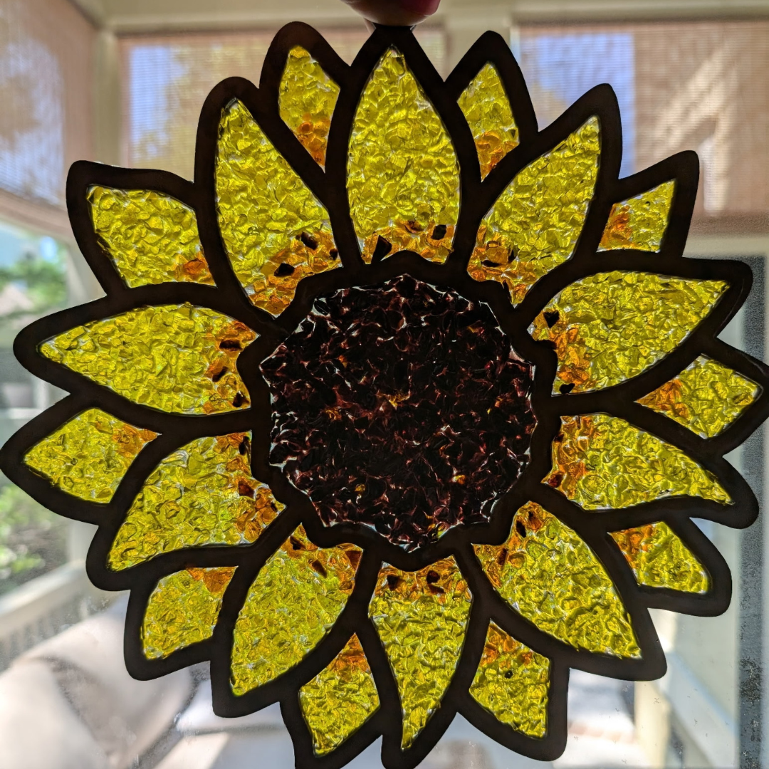 Sunflower Glass & Resin DIY Home Art Experience Kit