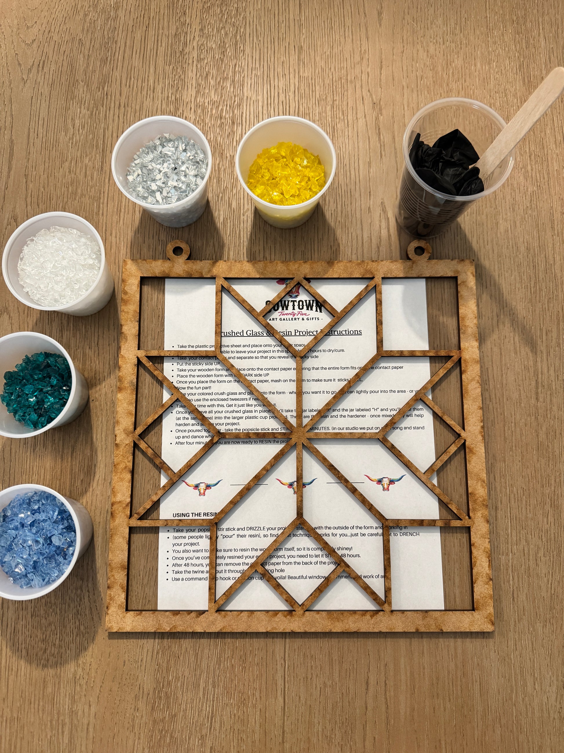 Barn Quilt DIY Home Art Experience Kit