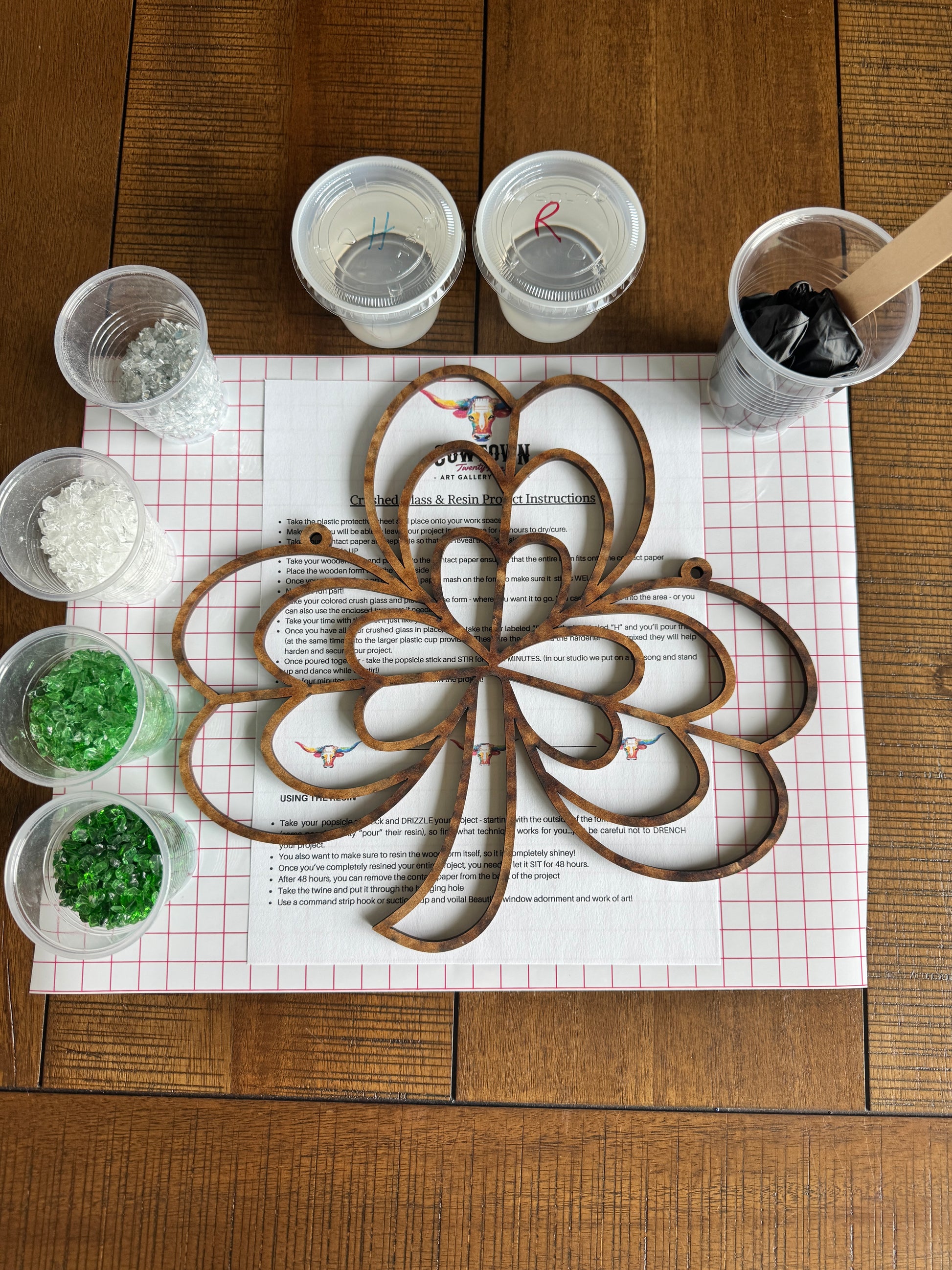 Lucky Shamrock DIY Art Experience Kit