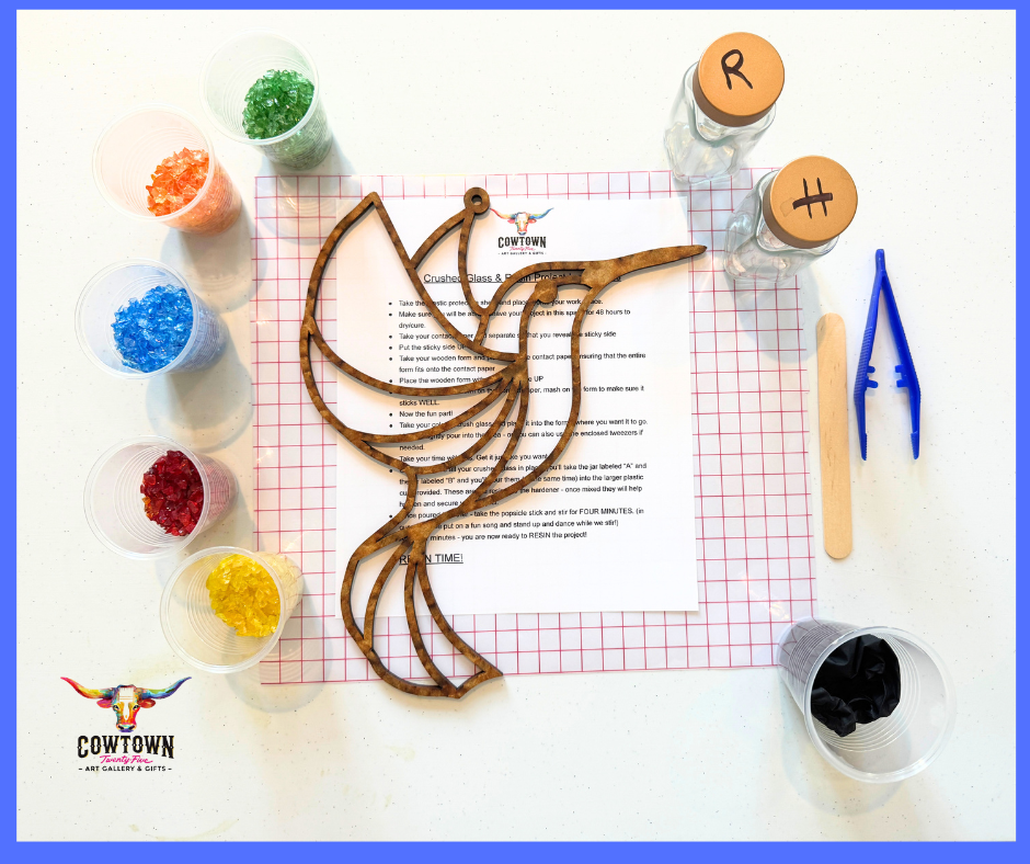 Hummingbird DIY Home Art Experience Kit