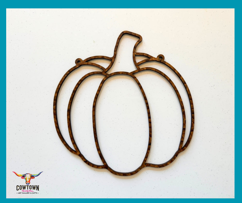 Coastal Blue Pumpkin DIY Art Experience Kit
